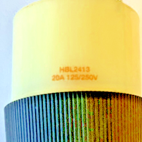 HUBBELL HBL2413 TWIST PLUG 20A 125/250VAC 3POLE 4WIRE 3PH