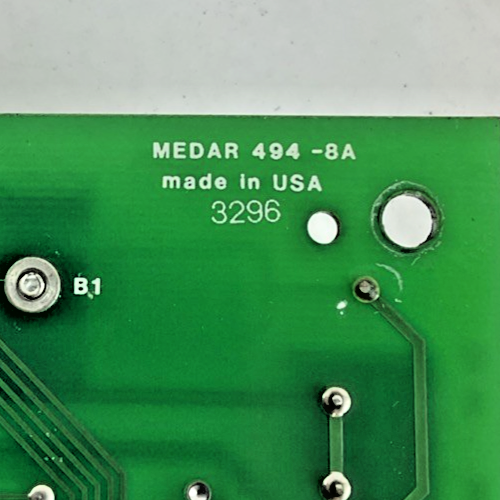 MEDAR 494-8A PC CONTROL BOARD