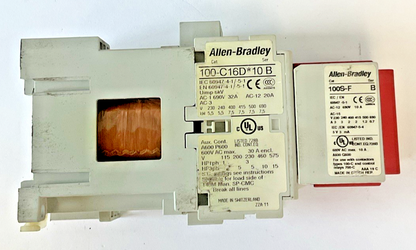 ALLEN BRADLEY 100S-C16DJ14BC CONTACTOR SER.B | 100-C16D*10 W/ 100S-F