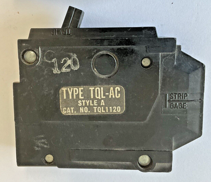 GENERAL ELECTRIC TQL1120&TQL1150 CIRCUIT BREAKER STYLEA 120/240VAC 1POLE*LOTOF2*
