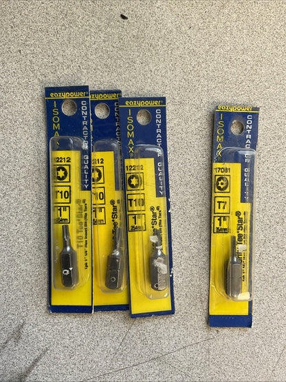EAZYPOWER ISOMAX CONTRACTOR QUALITY TEE STAR BIT LOT