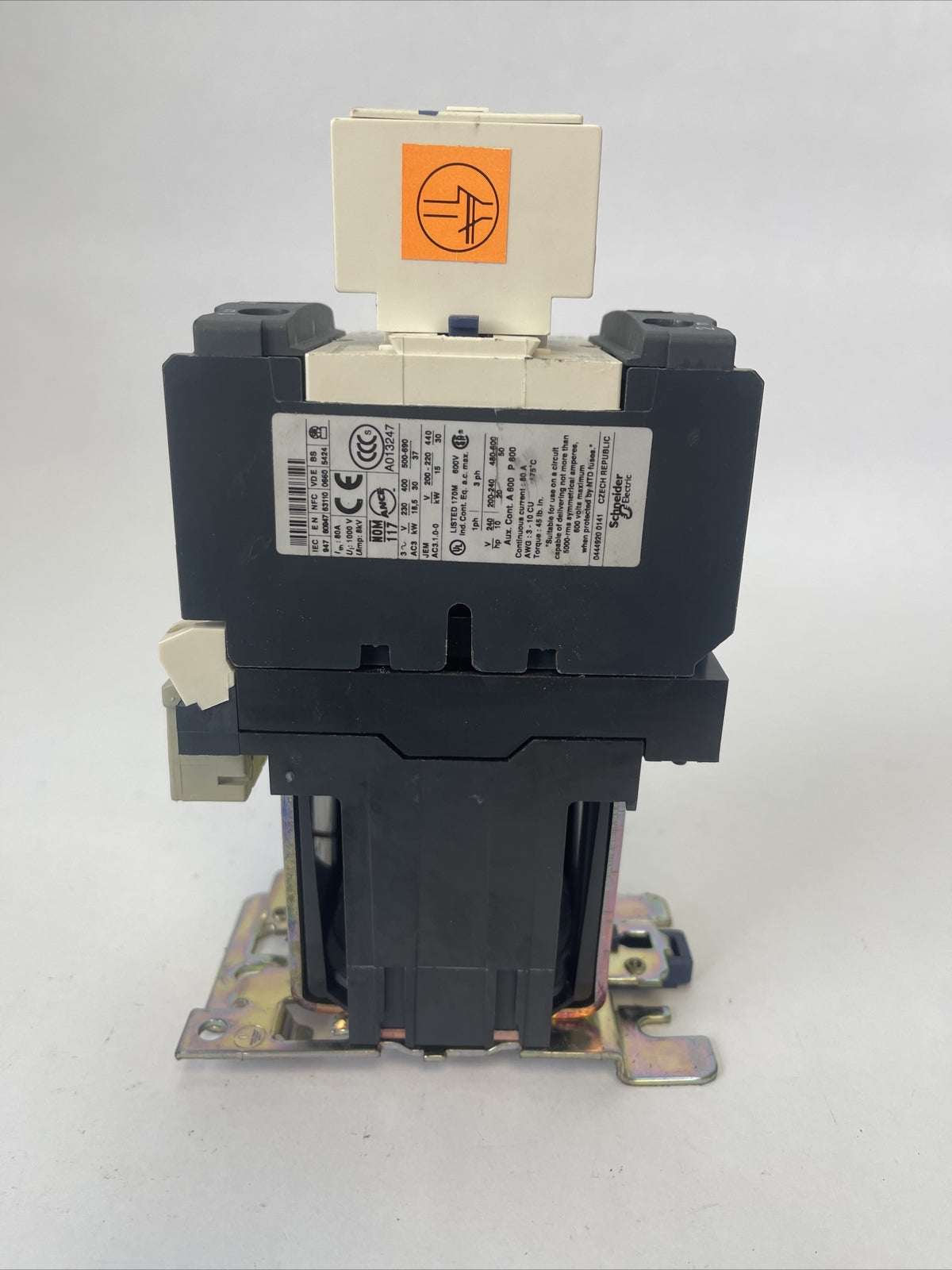 TELEMECANIQUE LC1 D65 CONTACTOR 80A 600VAC COIL 24VDC LADN22 LA4 DB 3B 24VDC