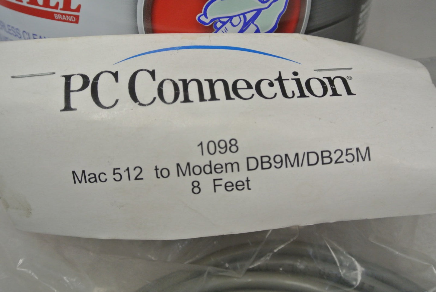 PC CONNECTION 1098 / MAC 512 to MODEM DB9M / DB25M 8 ft / NEW SURPLUS