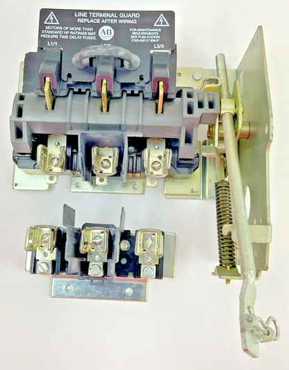 ALLEN BRADLEY 1494V-DS30 SER D DISCONNECT SWITCH 1494V-FS30 LONG HANDLE 12"