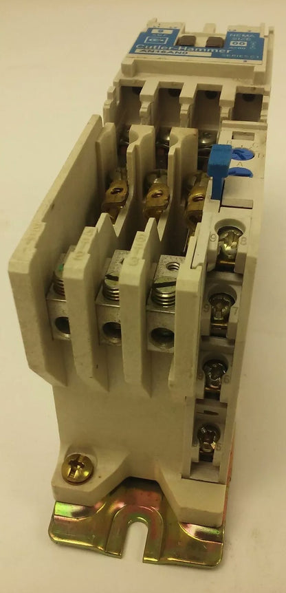 CUTLER HAMMER AN16AN0, STARTER, SIZE 00, 9A, 600V, 3PH, 2H.P., W/ C306DN3, NEW
