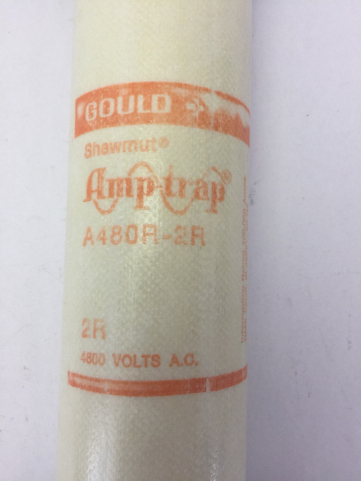 GOULD SHAWMUT A480R-2R AMP-TRAP CURRENT LIMITING FUSE 4800VAC