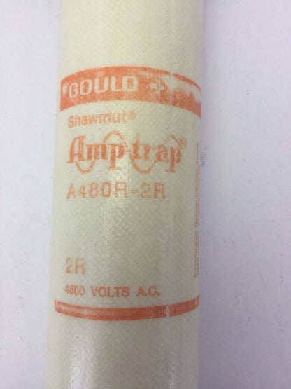 GOULD SHAWMUT A480R-2R AMP-TRAP CURRENT LIMITING FUSE 4800VAC