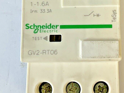 SCHNEIDER ELECTRIC GV2-RT06 MANUAL MOTOR STARTER 1-1.6A 600VAC