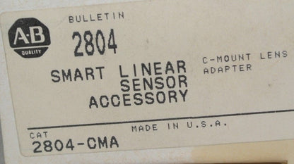 ALLEN-BRADLEY 2804-CMA, Ser. A C-MOUNT LENS ADAPTER for SMART LINEAR SENSOR