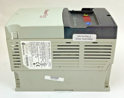 ALLEN BRADLEY 22D-D2P3N104 POWER FLEX 40P AC DRIVE OUTPUT  INPUT 480V 1HP 3.2A