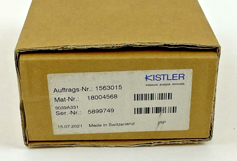 KISTLER 5039A331 CHARGE AMPLIFIER 45VDC