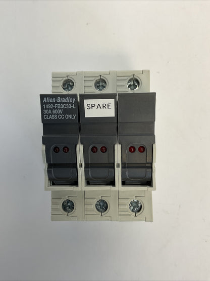 ALLEN BRADLEY 1492-FB3C30-L FUSE HOLDER 30A 600V 3P