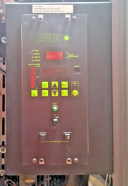 AERCO BMK1500 BOILER 1500MBH 107SQFT 44GALLON 160PSIG 115V 1500000BTU 15A 2HP