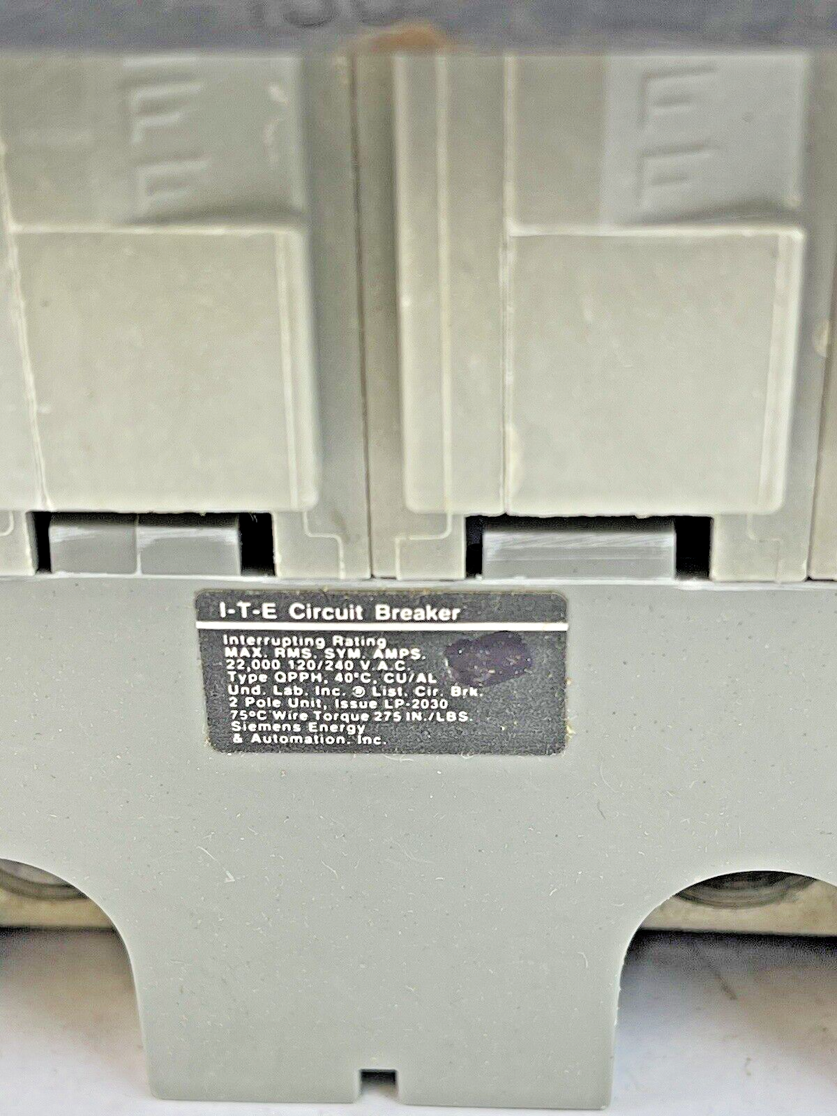 ITE / SIEMENS - Q2150BH - 1 EQ, 2 POLE, 150 A, 120/240 VAC CIRCUIT BREAKER