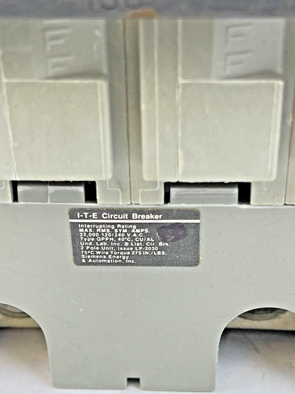 ITE / SIEMENS - Q2150BH - 1 EQ, 2 POLE, 150 A, 120/240 VAC CIRCUIT BREAKER