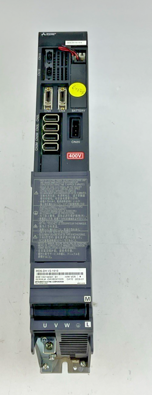 MITSUBISHI MDS-DH-V2-1010 SERVO DRIVE 1.0KW 1.8A 240HZ H/W VER.W 456V