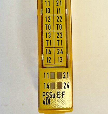 PILZ PSSU E F 4DI SAFTEY CONTROL INPUT MODULE