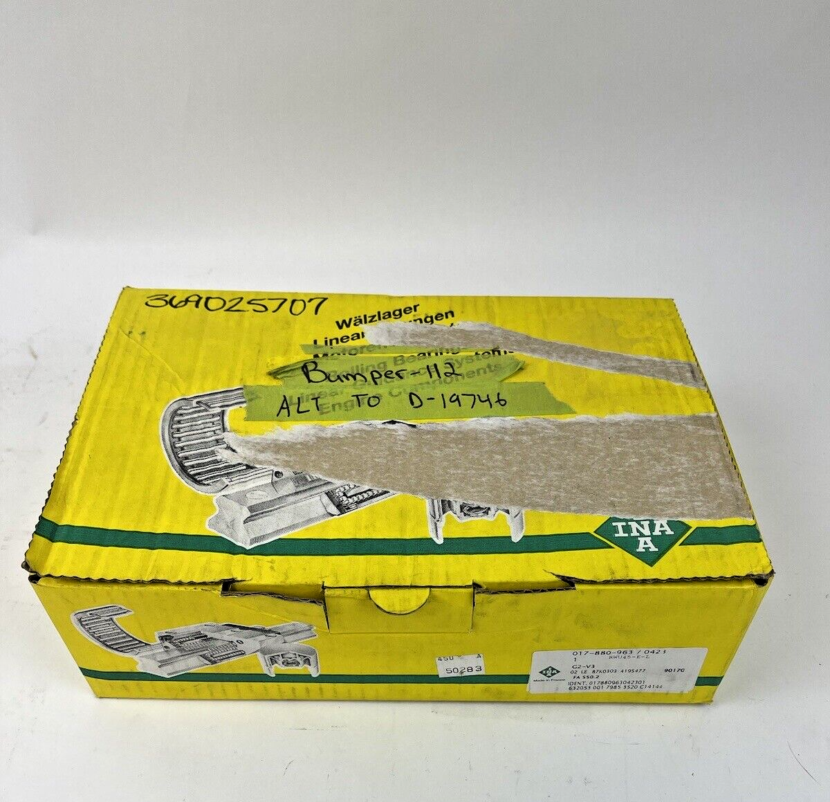INA FRANCE - RWU45-E-L-G2 V3 - LINEAR CARRIAGE BLOCK - RWU45 - RWU45-E-L