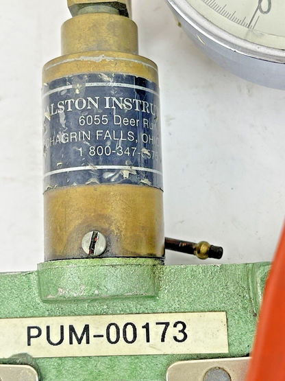 RALSTON INSTRUMENTS - HYDRAULIC HAND PUMP - 0-60 PSI - PUM 00173 - CALIBRATOR