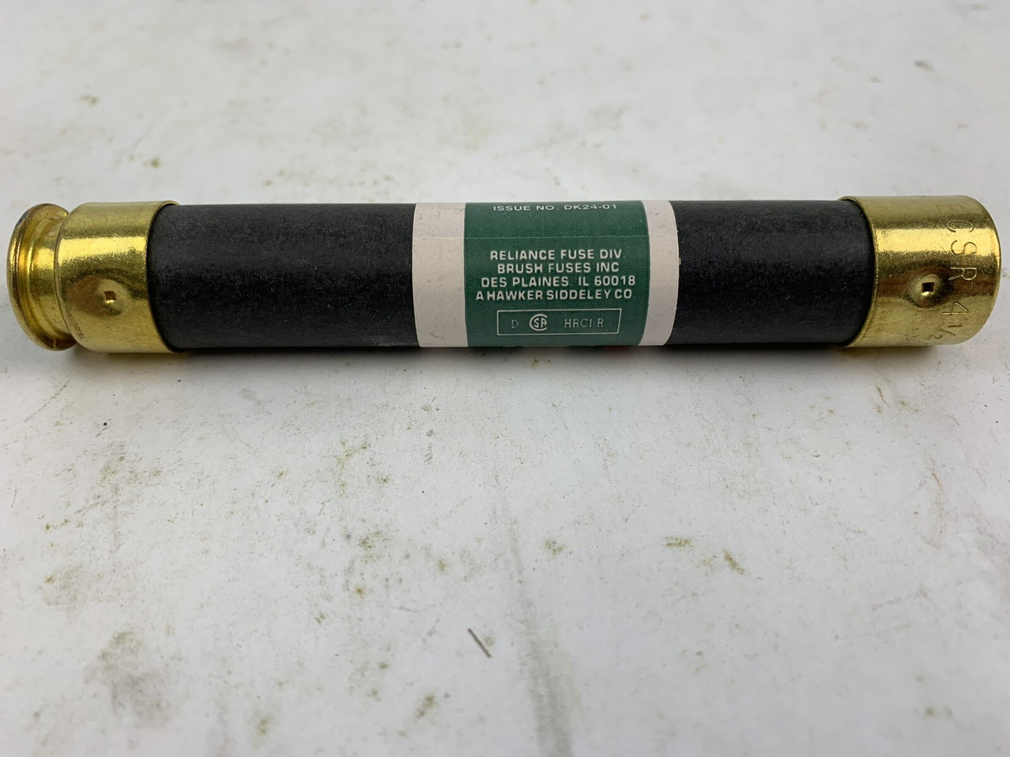 Brush Reliance Time-Delay Dual-Element ECSR4-1/2 4 1/2A 600V Fuse "Lot of 10"