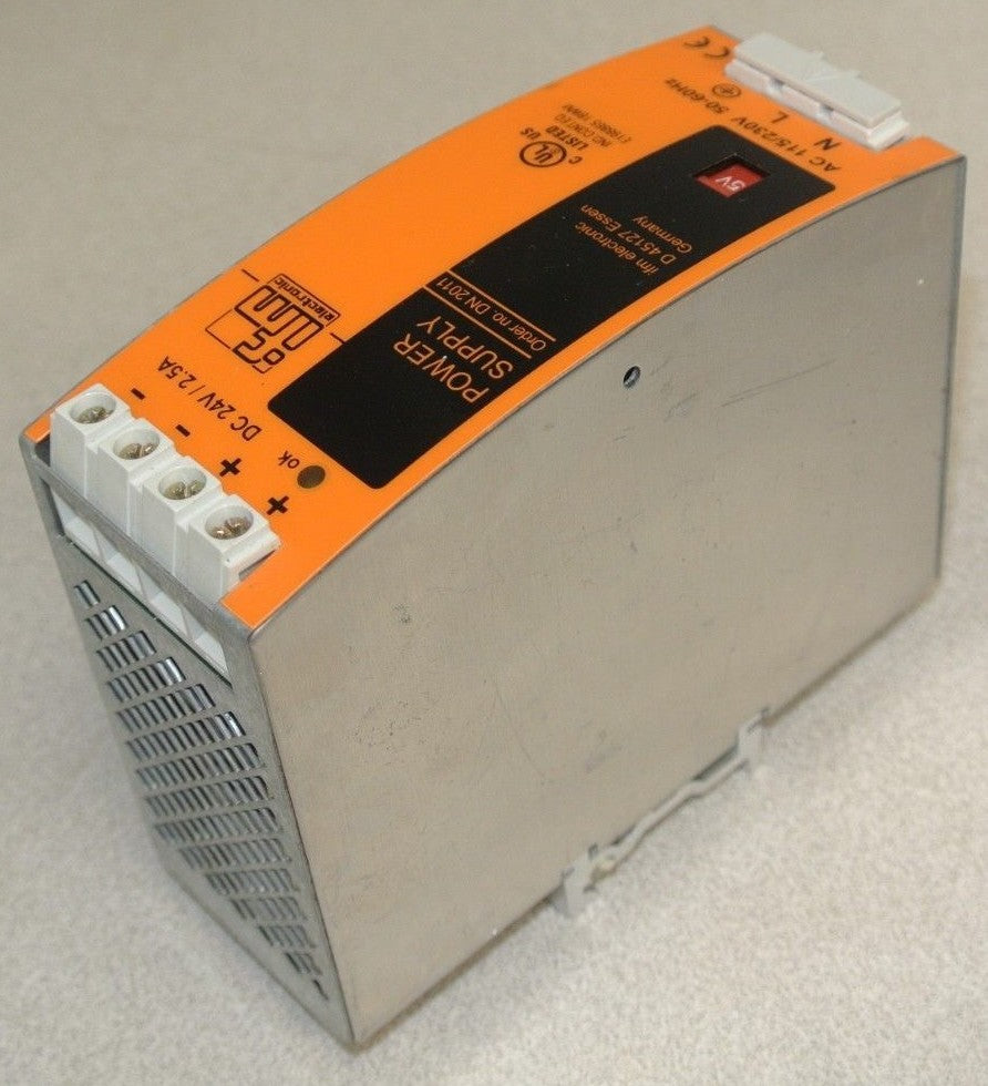 ifm SL2.502 POWER SUPPLY / 24VDC / 2.5A / 115-230VAC, 50-60Hz / IFM DN 2011