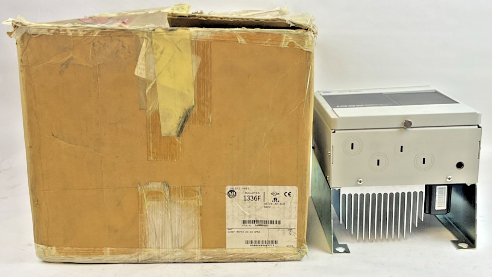 ALLEN BRADLEY 1336F-BRF50-AA-EN-GMS1 AC FREQ. DRIVE SER.C 460VAC 5HP 50/60HZ