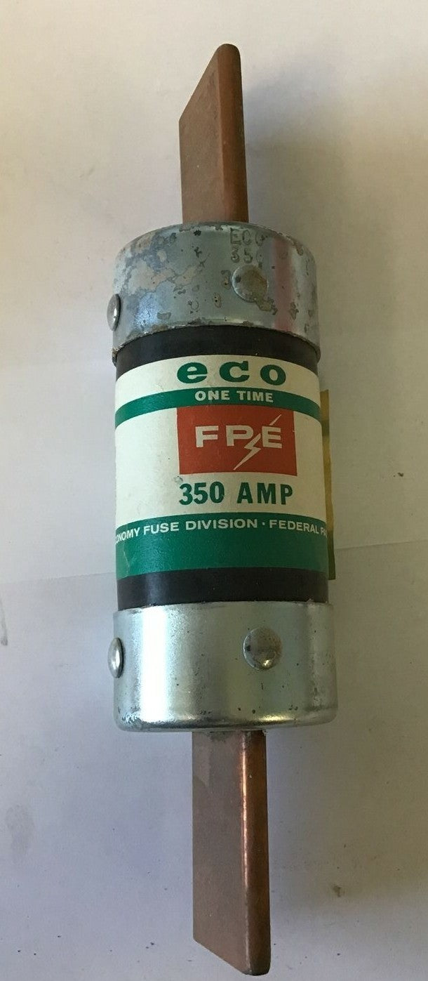 FEDERAL PACIFIC ELECTRIC  EON-350 FUSE ONE TIME 350A 250V***LOTOF2***