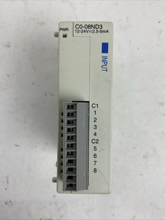 AUTOMATIONDIRECT C0-08ND3 INPUT MODULE 12-24VDC 0.5mA/pt