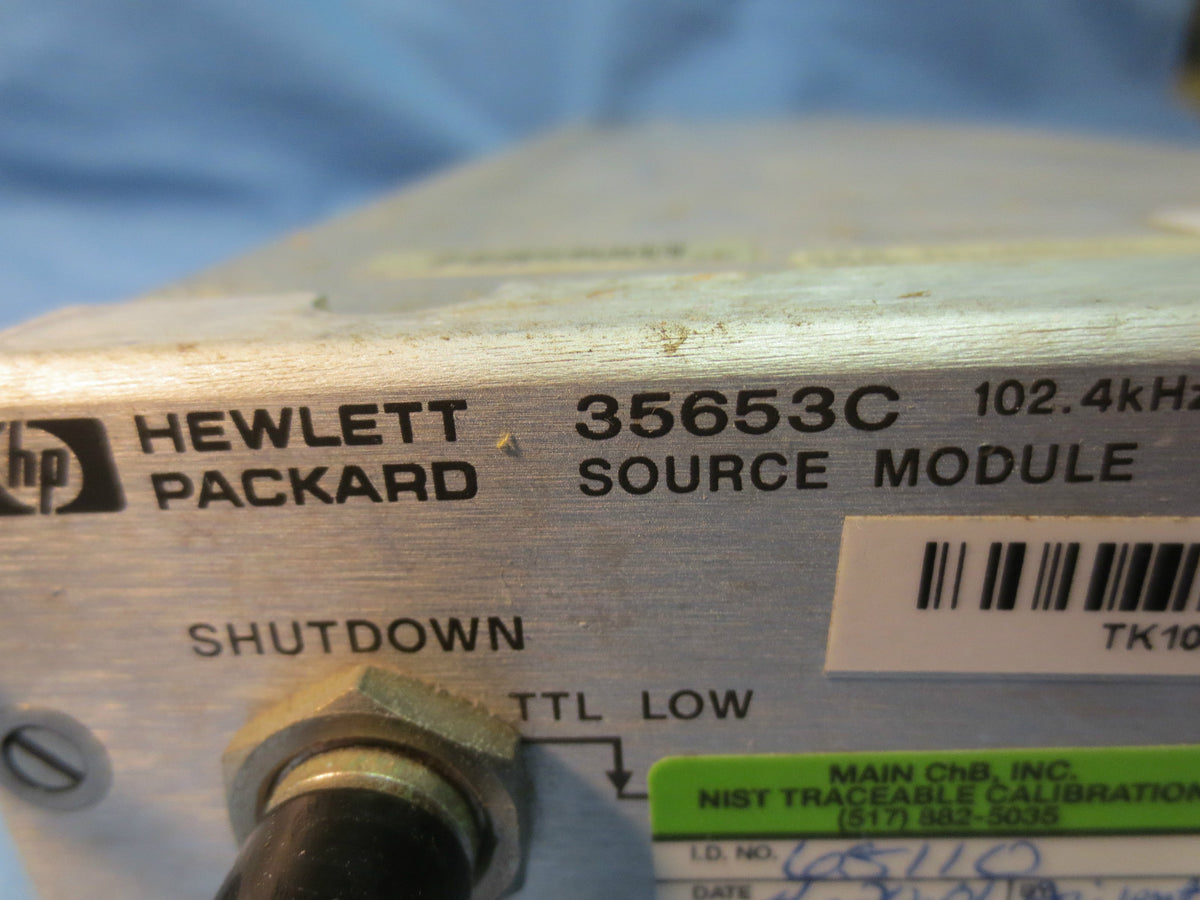 HP HEWLETT PACKARD 35653C SOURCE MODULE