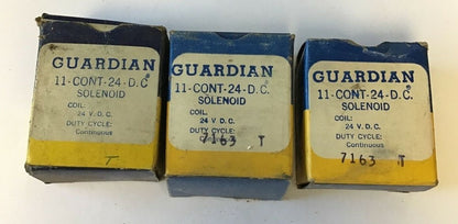 GUARDIAN 11-CONT-24-D.C. SOLENOID 24VDC COIL 11DC-72-C-24V.D.C.***LOTOF3***