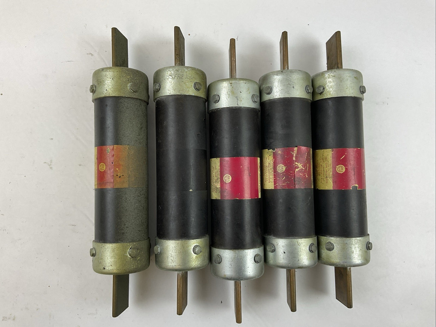FUSETRON FRS150 TIME DELAY DUAL ELEMENT 600VAC 150A CLASS K5 FUSE (LOT OF 5)