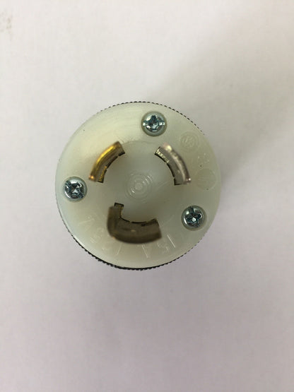 HUBBELL HBL4720C PLUG TWIST-LOCK INSULGRIP 2 POLE 15A 125V 3 WIRE GROUNDING