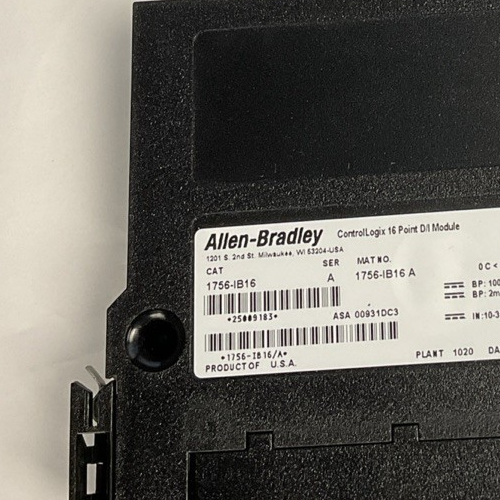 ALLEN BRADLEY 1756-IB16 16 POINT D/I MODULE 24VDC SER.A