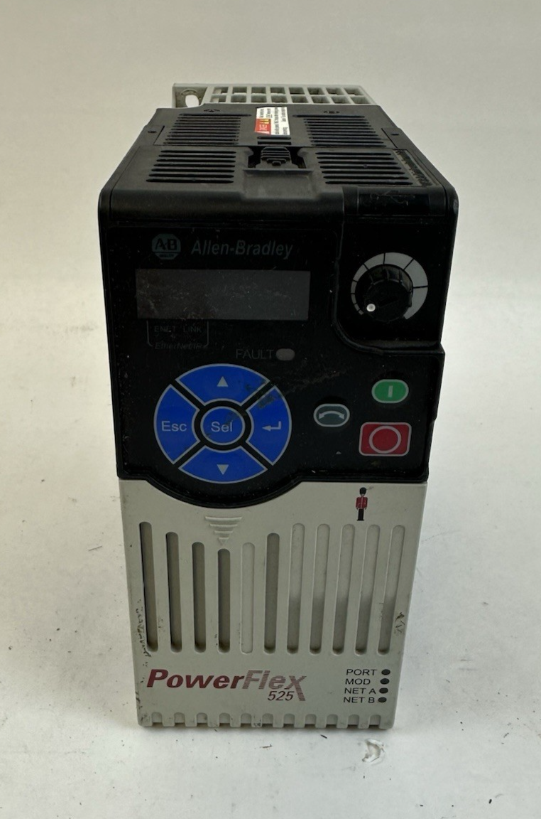 ALLEN BRADLEY 25B-D2P3N104 POWERFLEX 525 FRN:5.001 480V 1HP 2.3A SER.A