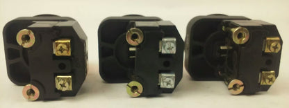 ALLEN BRADLEY 800T-PT16 SER. N, PUSH BUTTON LIGHT, 120V 50/60HZ, (LOT OF 3)