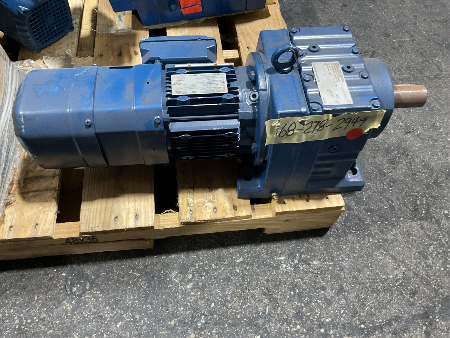 SEW-EURODRIVE R77 DRS80SBE1HR/ES7C GEAR MOTOR HZ 60 rpm 1725 V230/460 YY/Y