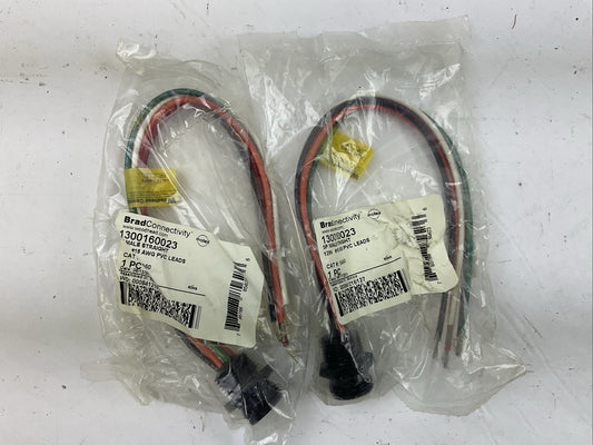 BRAD CONNECTIVITY 1300160023 5P MALE STRAIGHT CONNETOR 5AA60 (LOT OF 2)