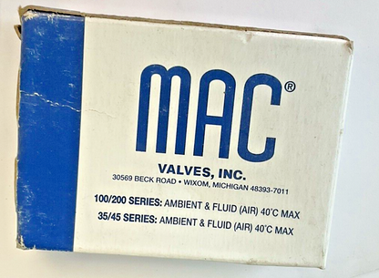 MAC M-35001-01 SOLENOID VALVE