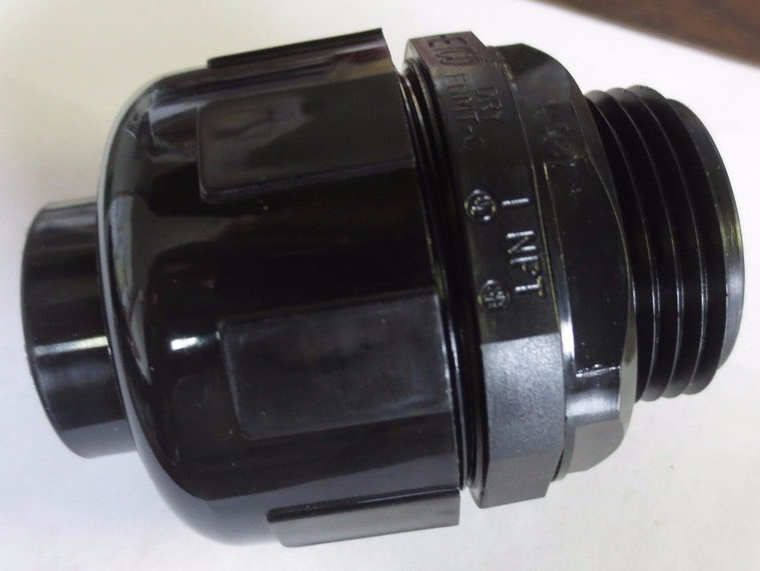 HEYCO SLC-1 - 1" NPT STRAIGHT LIQUID TIGHT CONNECTOR - NEW SURPLUS - EACH