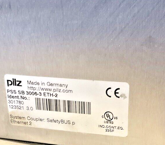 PILZ PSS SB 3006-3 ETH-2 SAFETY CONTROLLER 24VDC