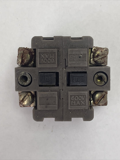 IDEC B-LB CONTACT BLOCK 10A 600VAC