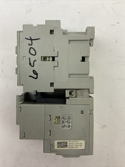 ALLEN BRADLEY STARTER (100-C09*10 SER A COIL 120V + 193-EECB SER C 1.0-5.0A)