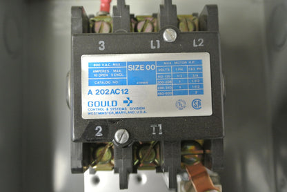 I-T-E A202AC121 / MOTOR CONTROL AC STARTER / SIZE 00 / 110120V / NEW SURPLUS