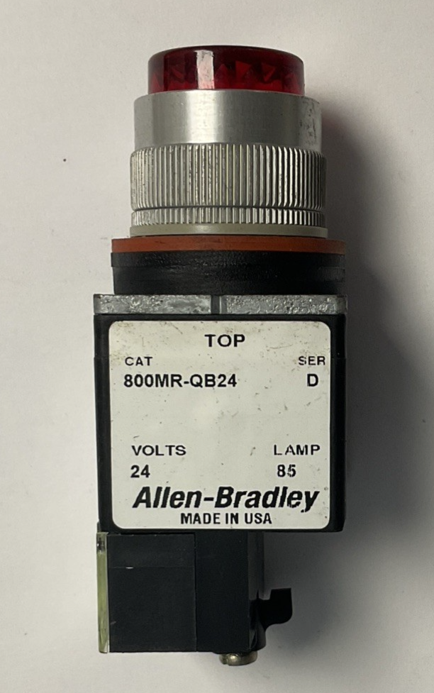 ALLEN BRADLEY 800MR-QB24 PUSH BUTTON SWITCH SER.D 24V