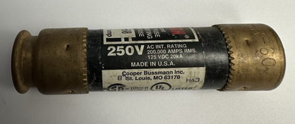 BUSSMANN FUSETRON DUAL ELEMENT TIME DELAY FUSE FRN-R-60 250V LOT OF 4