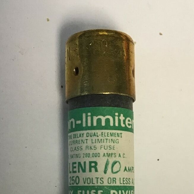 ECONOMY LENR 10 FUSE CLASS RK5 ECON-LIMITER 250VAC 10A ***LOTOF10***