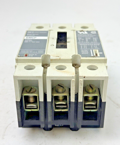 CUTLER-HAMMER  GMCP050K2C  MOTOR CIRCUIT PROTECTOR  3 POLE 600VAC 50A