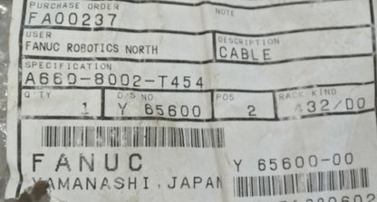 FANUC A660-8002-T454 CABLE w/ LIMIT SWITCHES (3) AZ7311