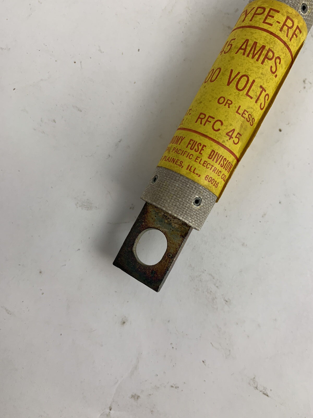 Economy Fuse RFC45 45A 600V Type-RF Fuse "Lot of 10"