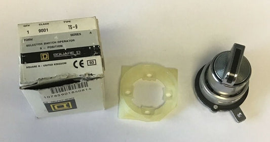 SQUARE D 9001 TS-9 SLECTOR SWITCH OPERATOR SER.A 3POS